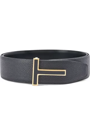 Tom Ford Ceinture en cuir à boucle T