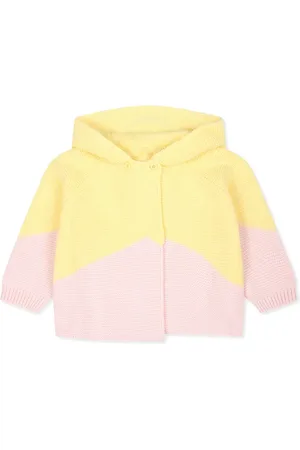 Stella McCartney Cardigan Smiley en coton biologique à capuche
