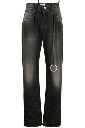 The Attico Jean fuselé à taille mi-haute