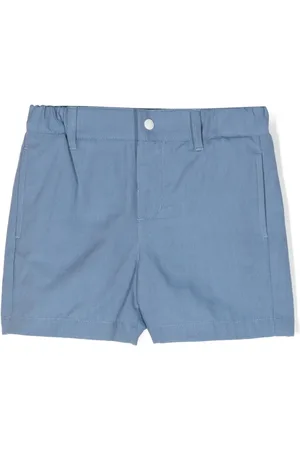 Moncler Short en coton à patch logo