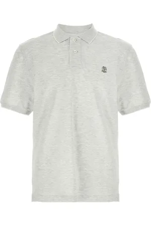 Brunello Cucinelli Polo à col à logo