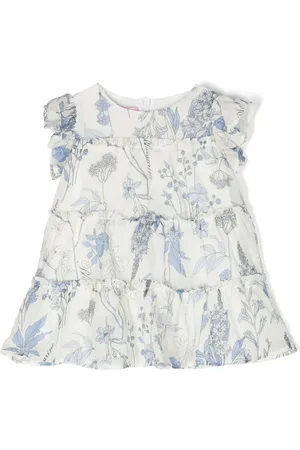 MISS BLUMARINE Robe volantée à fleurs