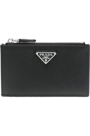 Prada Portefeuille à plaque logo