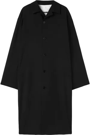 Jil Sander Manteau en laine à boutonnière