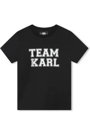 Karl Lagerfeld T-shirt en coton biologique à slogan imprimé