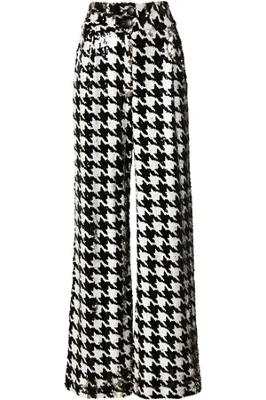 MITILIANE COUTURE Pantalon à motif pied-de-poule