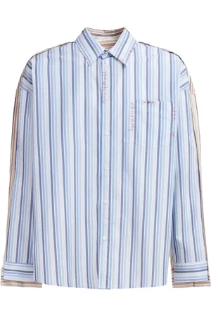 Marni Chemise rayée à détails brodés