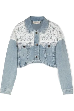 Twin-Set Veste crop à détail en dentelle