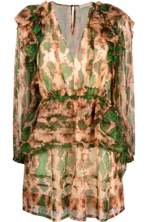 ULLA JOHNSON Robe courte Adelaide à imprimé abstrait