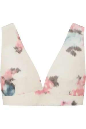 Serafini Haut fleuri à col v