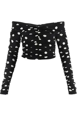 MAGDA BUTRYM Haut crop à pois