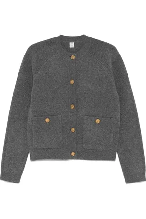 Totême Cardigan à boutons martelés