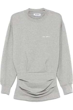 The Attico Robe courte à logo appliqué