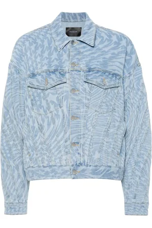 MUGLER Veste en jean à motif d