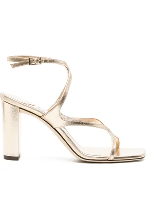 Jimmy Choo Sandales métallisées Azie 85 mm