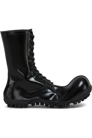 Marni Bottines Wave en cuir verni