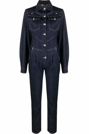 Philipp Plein Combinaison en jean à coupe slim