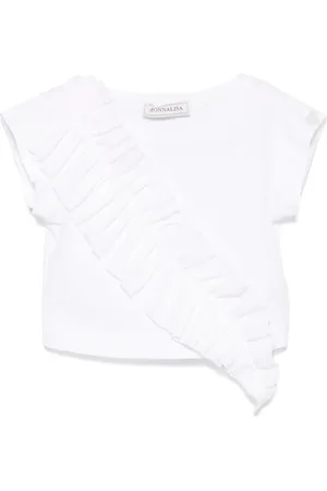 MONNALISA T-shirt à volants appliqués