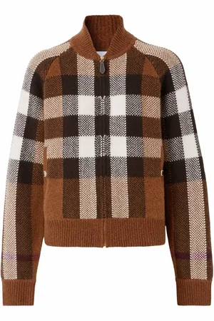 Burberry Veste bomber à carreaux