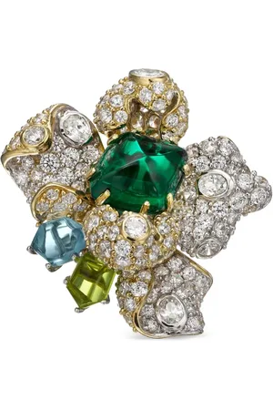 Anabela Chan Bague en or 18ct à ornements