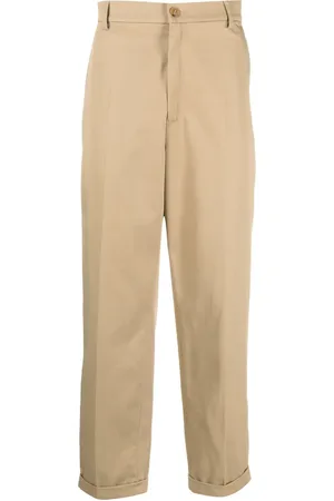 Kenzo Pantalon en coton à coupe droite