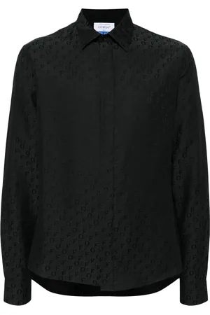 OFF-WHITE Chemise en soie mélangée