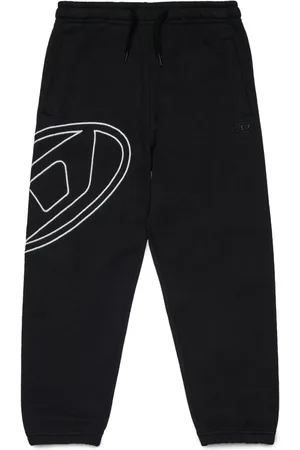 Diesel Pantalon de jogging à logo brodé