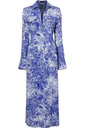 Proenza Schouler Robe longue à imprimé abstrait