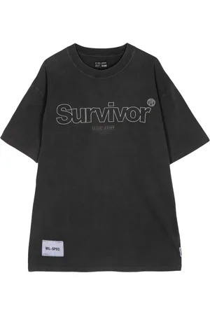 Izzue T-shirt en coton Survivor à logo appliqué
