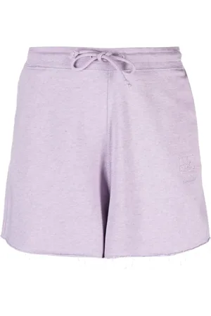 Ganni Short en coton biologique à lien de resserrage