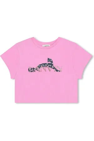 Lanvin T-shirt en coton à logo imprimé