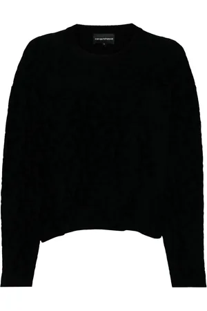 Emporio Armani Pull à motif monogrammé