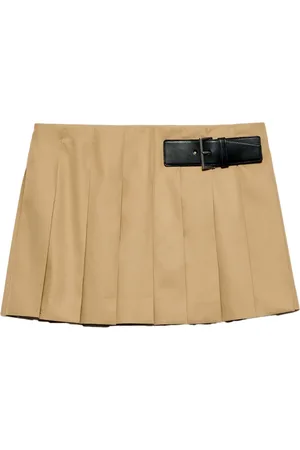 Prada Minijupe plissée à boucle