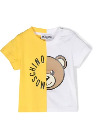 Moschino T-shirt en coton à design colour block