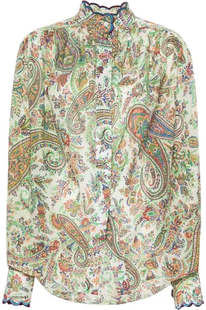 Etro Blouse à imprimé cachemire