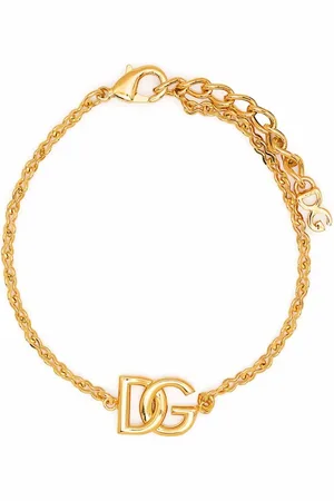 Dolce & Gabbana Bracelet en chaîne à logo DG
