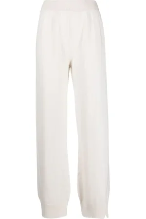 Barrie Pantalon en cachemire à fentes