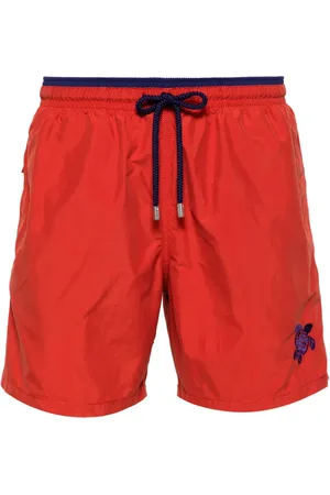 Vilebrequin Short de bain Moka à tortue brodée
