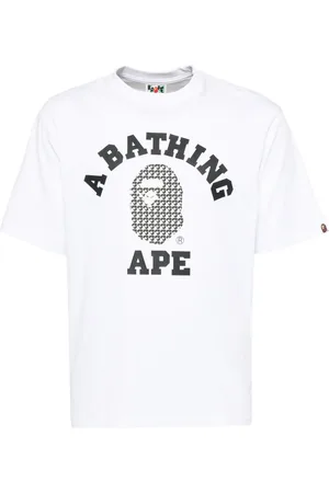 A Bathing Ape T-shirt STA à motif pied-de-poule