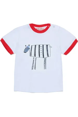 Marni T-shirt à imprimé graphique