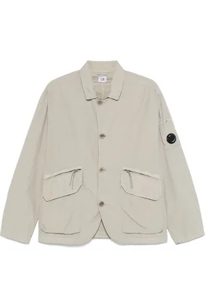 C.P. Company Blazer à détail Lens