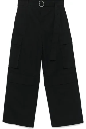 Jil Sander Pantalon ample à poches cargo