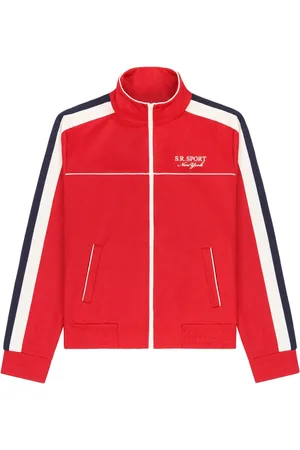 Sporty & Rich Veste de survêtement zippée à rayures