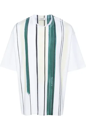 Lanvin T-shirt en coton à rayures