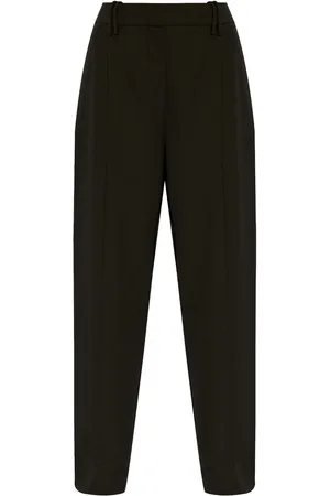 Ganni Pantalon droit à taille haute