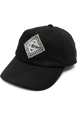 Casablanca Casquette à détails de clous dorés