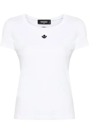Dsquared2 T-shirt en coton à logo appliqué