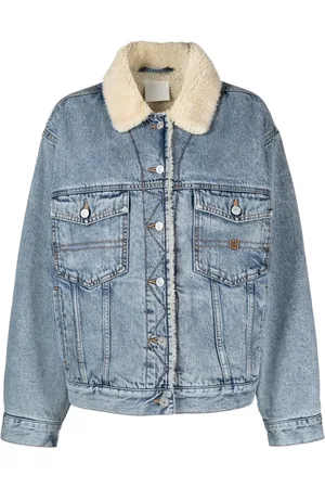 Givenchy Veste en jean à broderies 4G