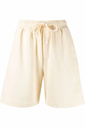 Nanushka Short en coton biologique à logo brodé