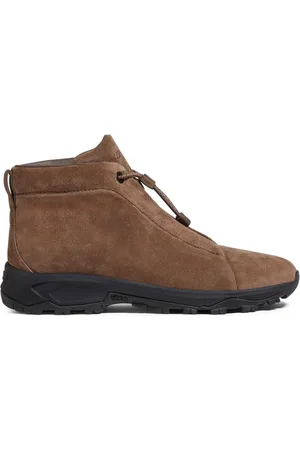 Ermenegildo Zegna Bottines Triple Stitch Vetta en daim